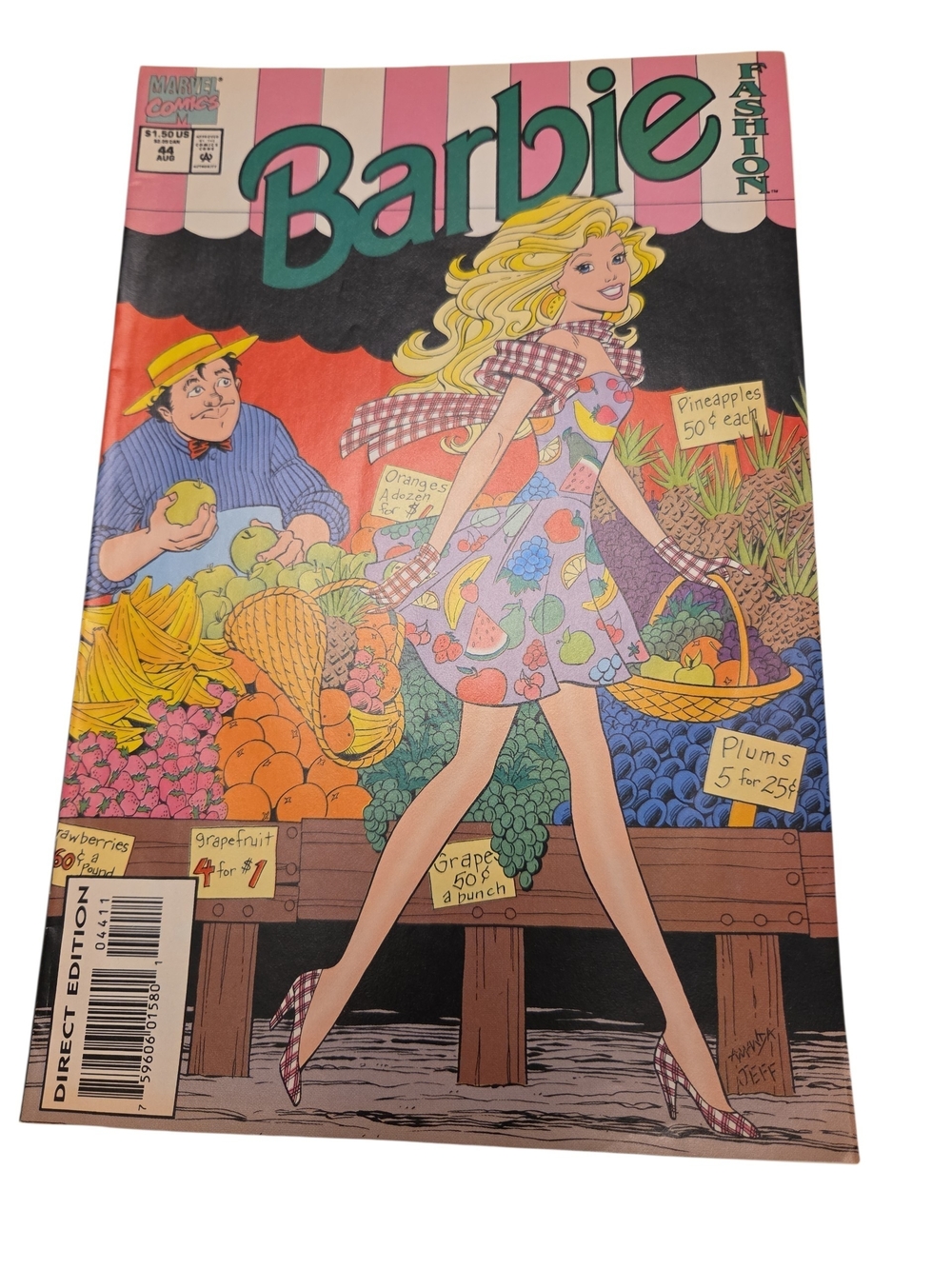 1994 Barbie Fashion Marvel Comics Volume #1 Issue #44 Comic Book